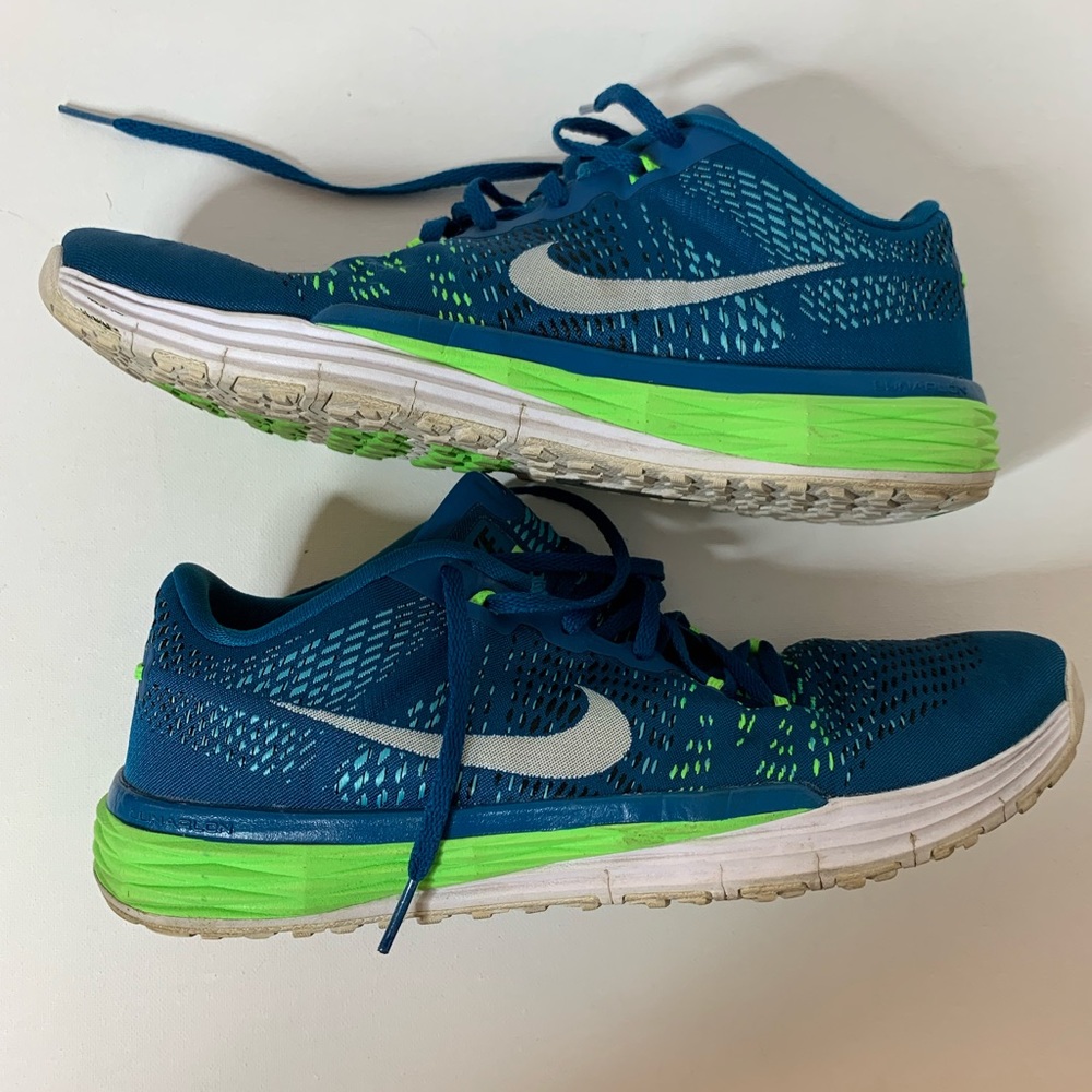Men's Nike Lunar Caldra Green Blue 803879-304